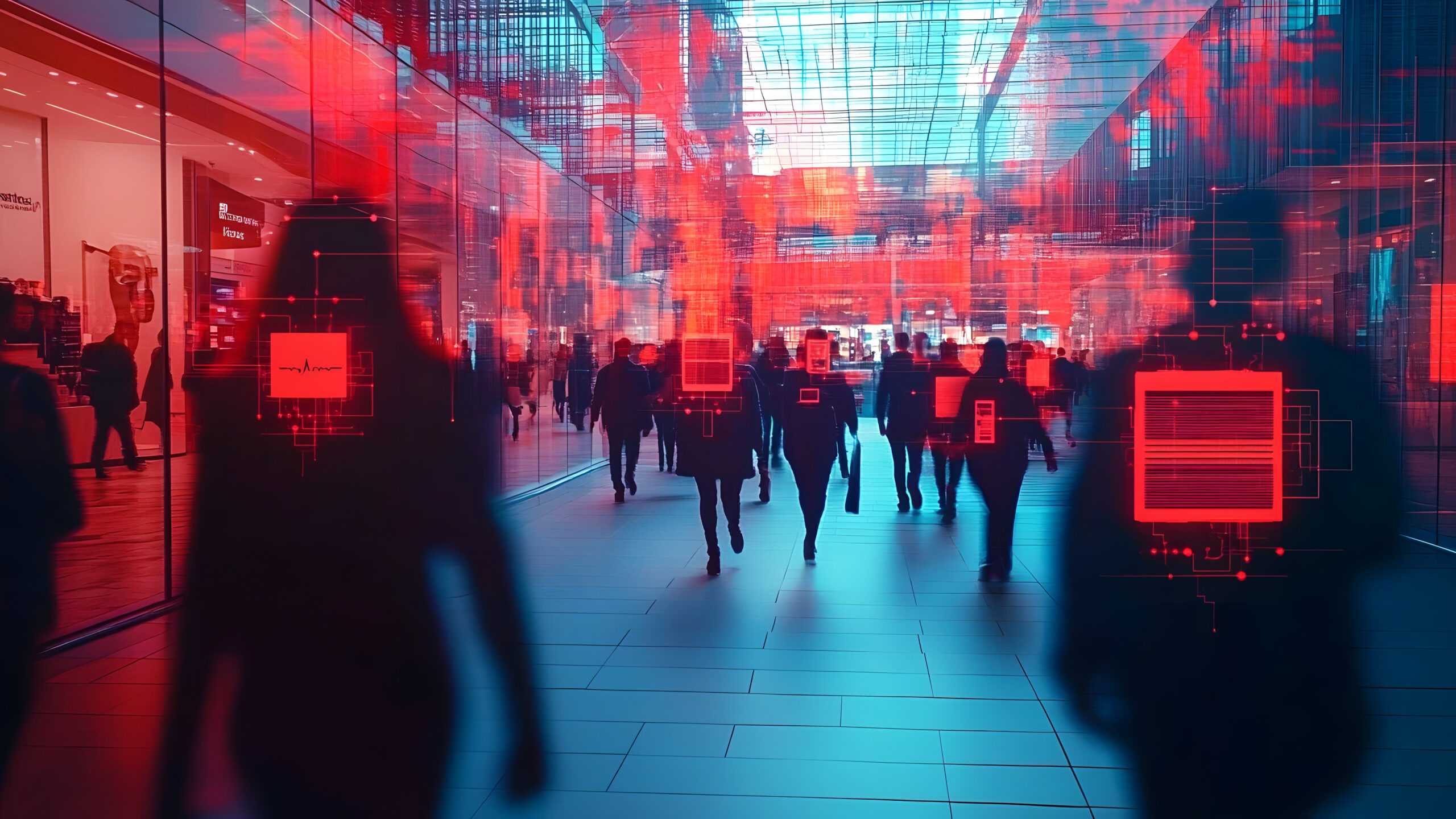 Digital threat concept visualizing SonicWall SMA100 vulnerabilities and cybersecurity risks in a networked environment.